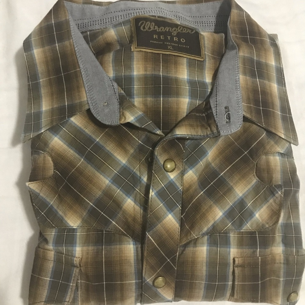 Wrangler cowboy shirt